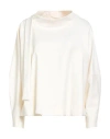 Babel Woman Top Cream Size Xxs Polyester, Viscose, Elastane In Neutral