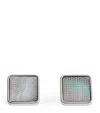 Babette Wasserman Mother-of-pearl Herringbone Cufflinks In Multi