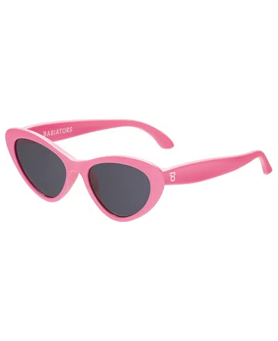 Babiators Kids' Cat-eye With Amber Lenses Sunglasses In Pink