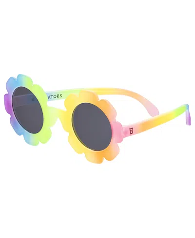 Babiators Kids' Flower With Smoke Lenses Sunglasses In Multi