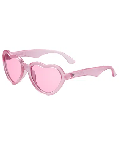 Babiators Kids' Hearts With Pink Mirrored Lenses Sunglasses