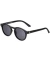 Babiators Jet Black Keyhole Sunglasses In Black