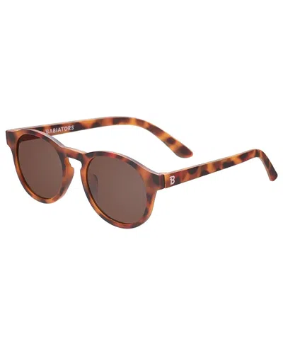Babiators Kids' Keyhole With Amber Lenses Sunglasses In Brown