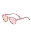 Babiators Pretty In Pink Keyhole Pink Polarized Mirrored Lens Sunglasses In Pretty In Pink With Pink Lens