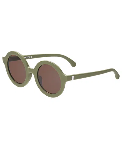 Babiators Kids' Round With Lenses Sunglasses In Brown