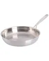 Babish 10in Stainless Steel Tri-ply Double Riveted Fry Pan