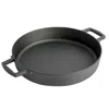 Babish 13 Inch Pre-seasoned Cast Iron Everyday Pan In Black In Black