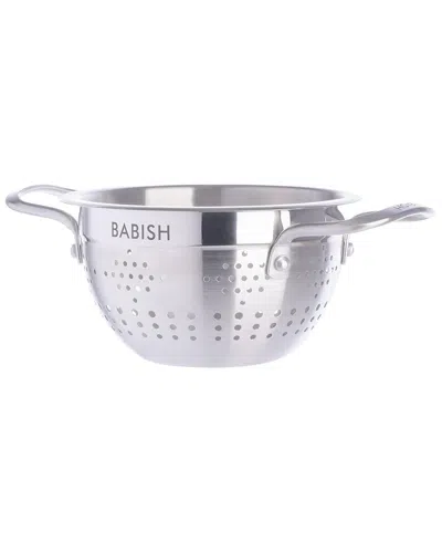 Babish 1.5qt Small Stainless Steel Colander In Gray