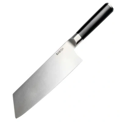 Babish 7.5 Inch Stainless Steel Full Tang Clef Knife In Black