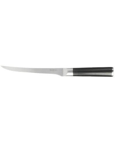 Babish 8in High-carbon Stainless Steel Full Tang Boning Knife In Black