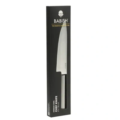 Babish 8-inch Chef Knife – High-carbon 1.4116 German Steel Kitchen Knife, Full-tang Razor Sharp Chef's Blad In Sliver