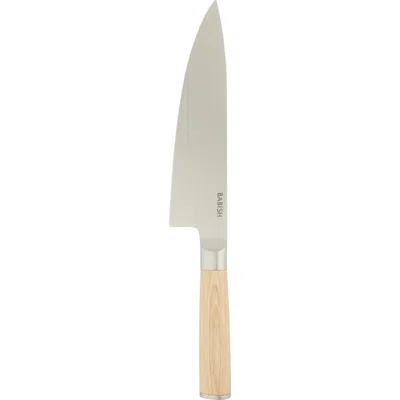 Babish Chef Knife High Carbon 1.4116 German Steel Kitchen Knife With Pakka Wood Handle In Brown