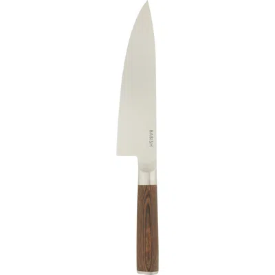Babish Chef Knife High Carbon 1.4116 German Steel Kitchen Knife With Pakka Wood Handle In Brown