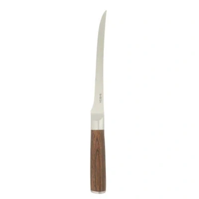 Babish German Stainless Steel Boning And Fillet Knife With Pakka Wood Handle In Brown