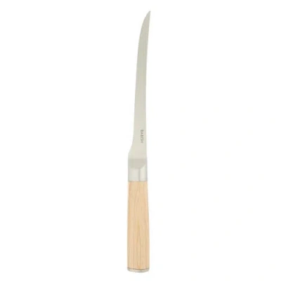Babish German Stainless Steel Boning And Fillet Knife With Pakka Wood Handle In Brown