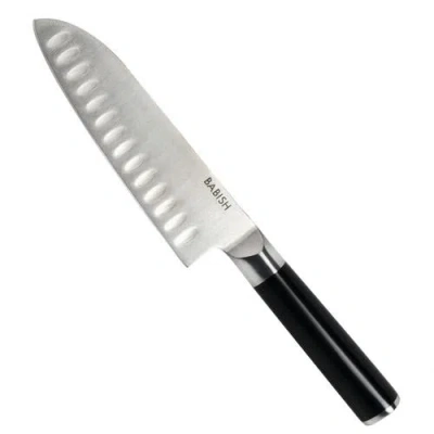Babish High Carbon German Steel Santoku Knife With Full Tang Blade In Silver