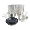 Babish Stainless Steel 12-pc. Cookware Set In Silver