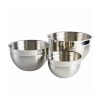 Babish Stainless Steel 3-pc. Mxing Bowl Set In Silver