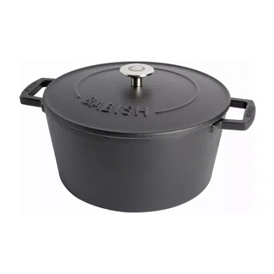 Babish Stainless Steel Tri-ply 6-qt. Round Dutch Oven In Black
