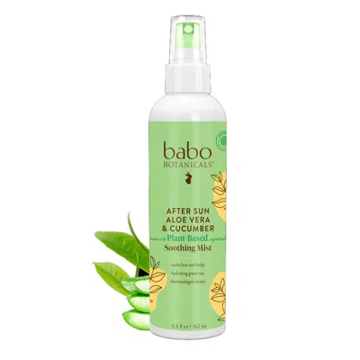 Babo Botanicals After Sun Aloe Vera & Cucumber Soothing Mist In White