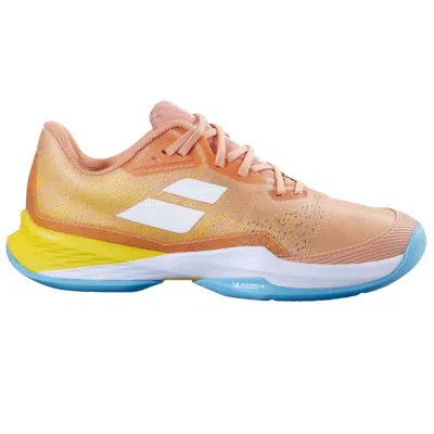 Babolat Women's Jet Mach 3 Ac Shoe In Coral/gold Fusion In Multi