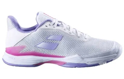 Babolat Women's Jet Tere Ac Shoe In White/lavender In Multi
