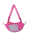 Baboon To The Moon Crescent Crossbody Bag In Pink
