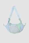Baboon To The Moon Crescent Crossbody Bag In Drizzle