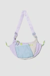 Baboon To The Moon Crescent Crossbody Bag In Iced Lavender