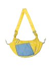 Baboon To The Moon Crescent Crossbody Bag In Orange