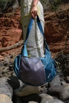 Baboon To The Moon Crescent Crossbody Big In Dark Green, Women's At Urban Outfitters In Blue