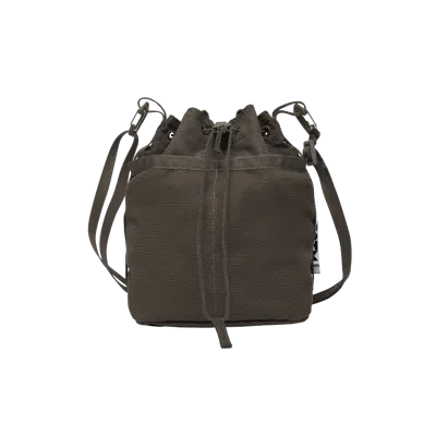 Baboon To The Moon Drawstring Crossbody Pouch In Brown