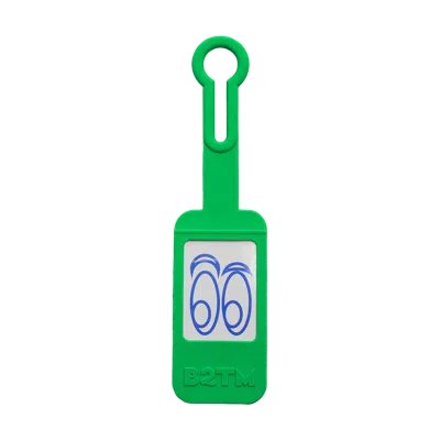 Baboon To The Moon Luggage Tag In Purple