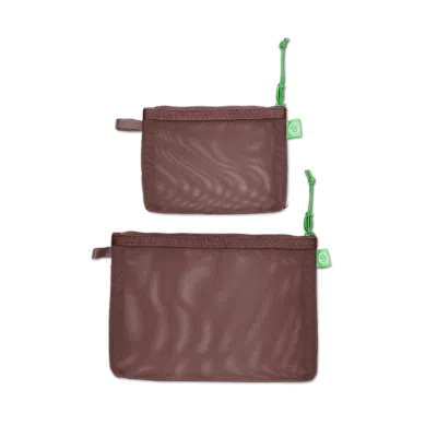 Baboon To The Moon Monomesh Pouch Set In Red