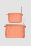 Baboon To The Moon Monomesh Pouch Set In Coral, Women's At Urban Outfitters