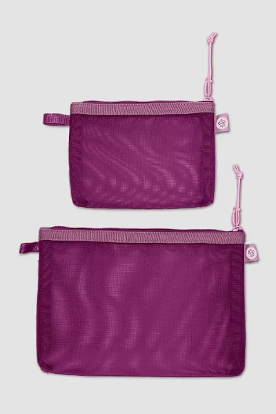 Baboon To The Moon Monomesh Pouch Set In Wildberry, Women's At Urban Outfitters In Purple