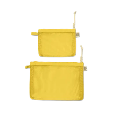 Baboon To The Moon Monomesh Pouch Set In Orange