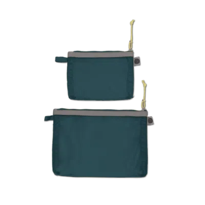 Baboon To The Moon Monomesh Pouch Set In Green