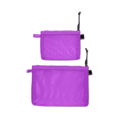 Baboon To The Moon Monomesh Pouch Set In Purple