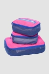 Baboon To The Moon Packing Cube Set In Hyper Pink, Women's At Urban Outfitters In Multi