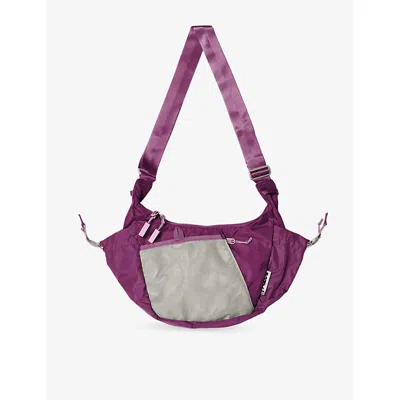 Baboon To The Moon Womens Wildberry Crescent Nylon Cross-body In Purple