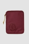 Baboon To The Moon Zip Wallet In Maroon