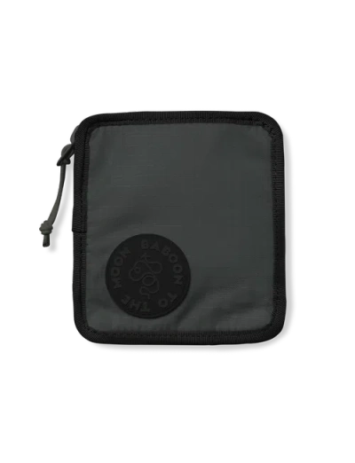 Baboon To The Moon Zip Wallet In Black/grey