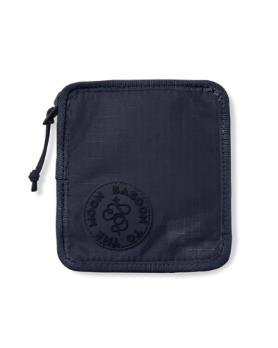 Baboon To The Moon Zip Wallet In Blue