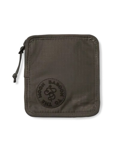 Baboon To The Moon Zip Wallet In Gray