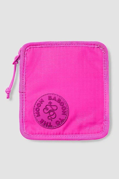Baboon To The Moon Zip Wallet In Hyper Pink, Women's At Urban Outfitters