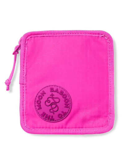 Baboon To The Moon Zip Wallet In Pink