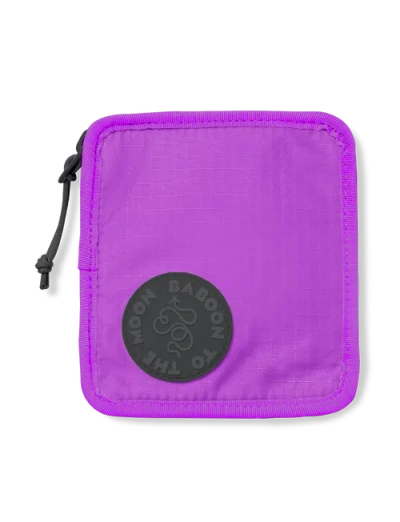 Baboon To The Moon Zip Wallet In Purple