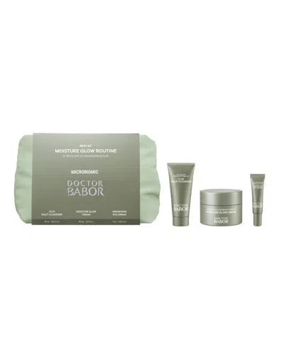 Babor 3-piece Microbiomic Glow Routine Set In No Color