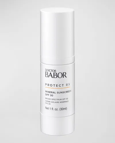 Babor Protect Rx Mineral Sunscreen Spf 30, 30ml/ 1 Oz. In White
